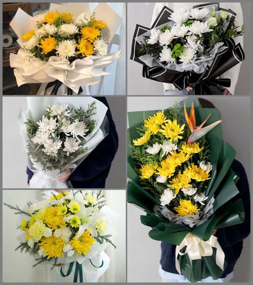 河南漯河郾城区裴城镇白事花束代送